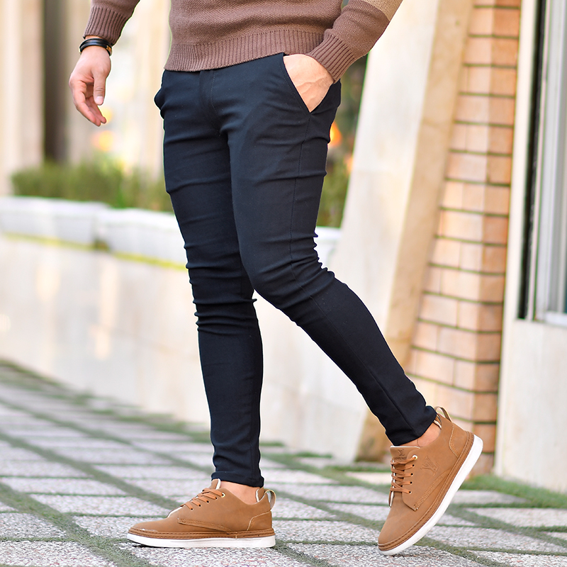 شلوار مردانه رنگ سرمه اي مدل Parsa