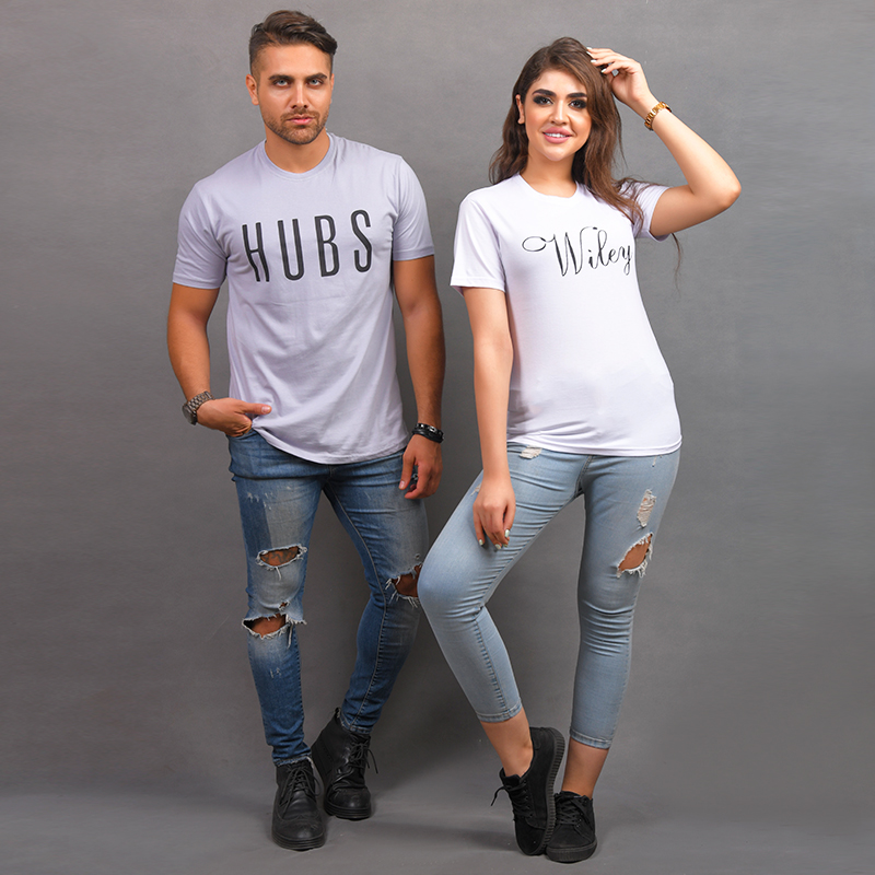 ست تيشرت زنانه و مردانه hubs