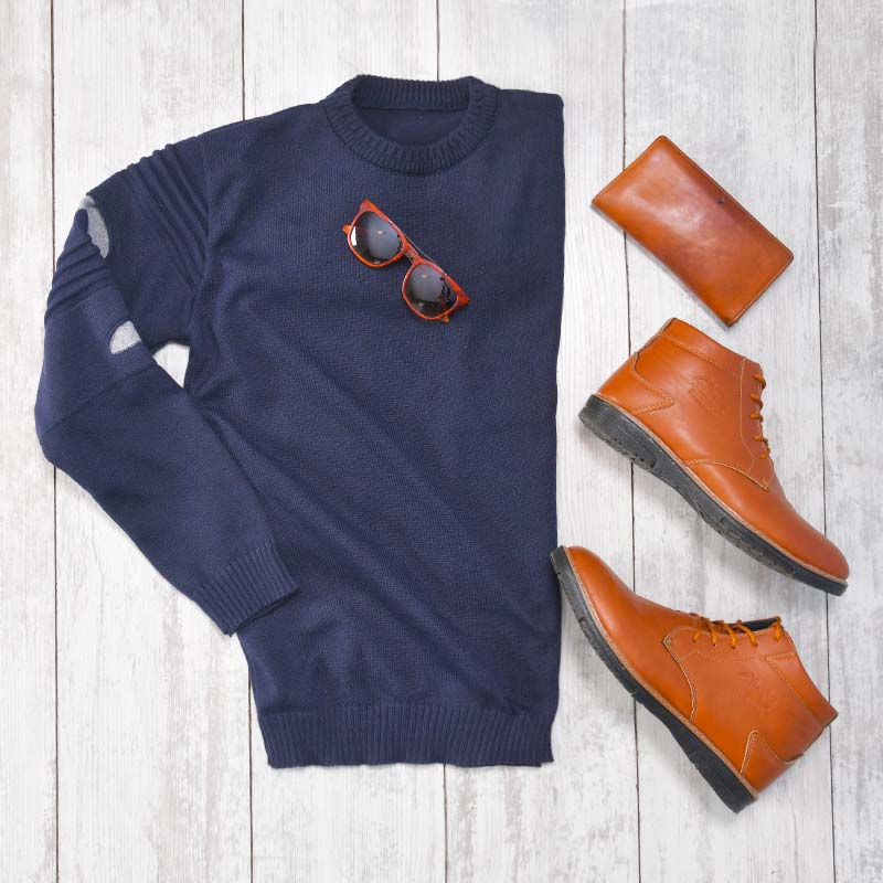 پلیوربافت مردانه مدلELYAD