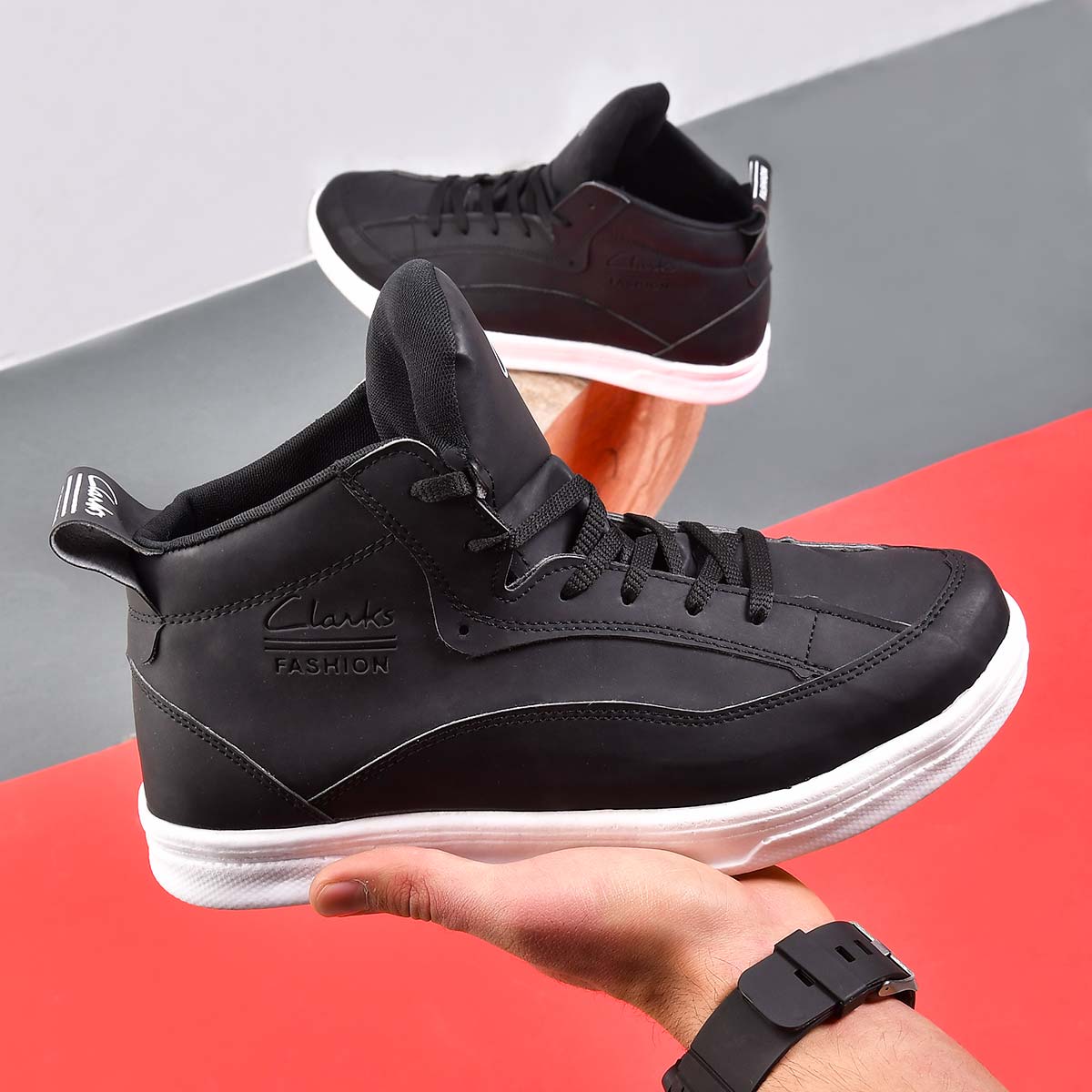 كفش ساقدار مردانه clark مدل sezar