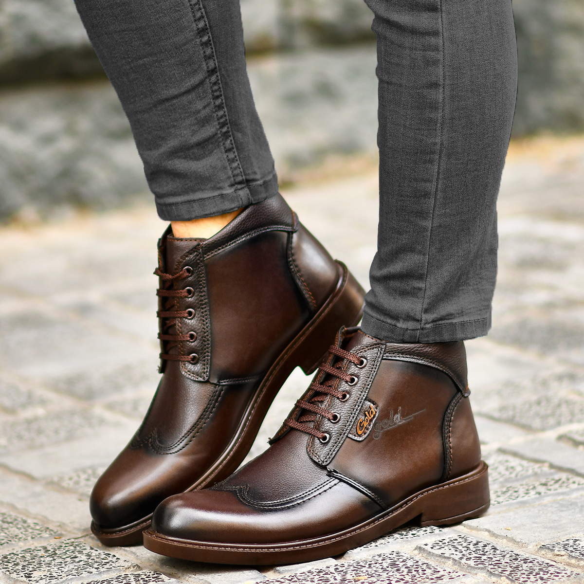 کفش ساقدار مردانه مدل Dadban