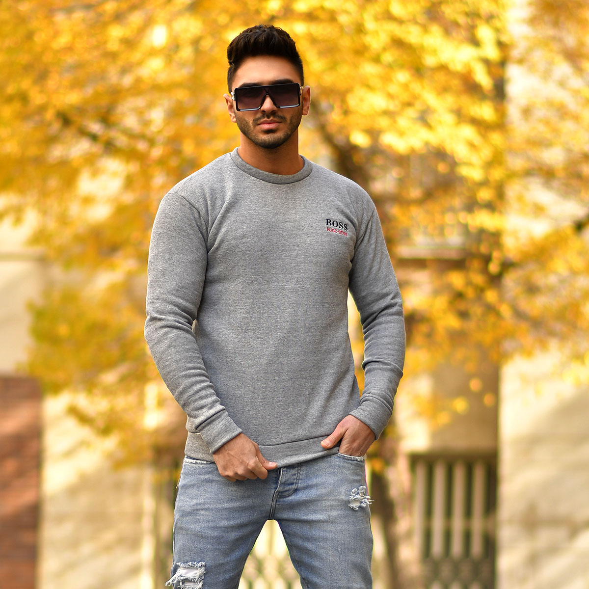 پلیور تو کرکی ضخیم مردانه مدل Ashkan