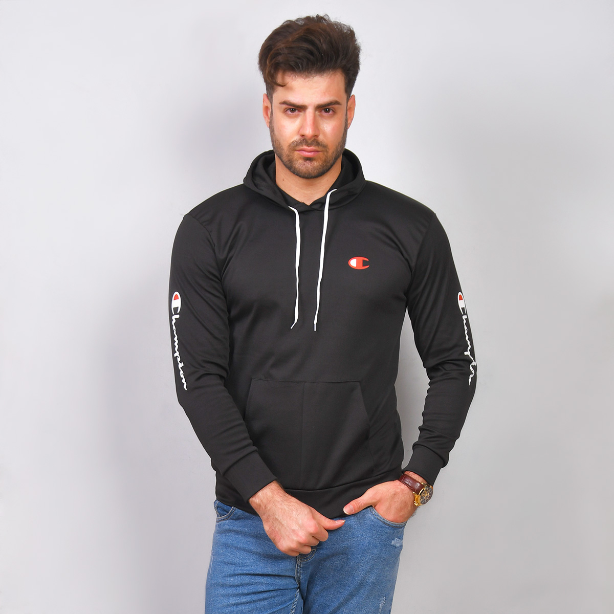 هودی چمپیون کلاه دار مردانه مدل Farshid