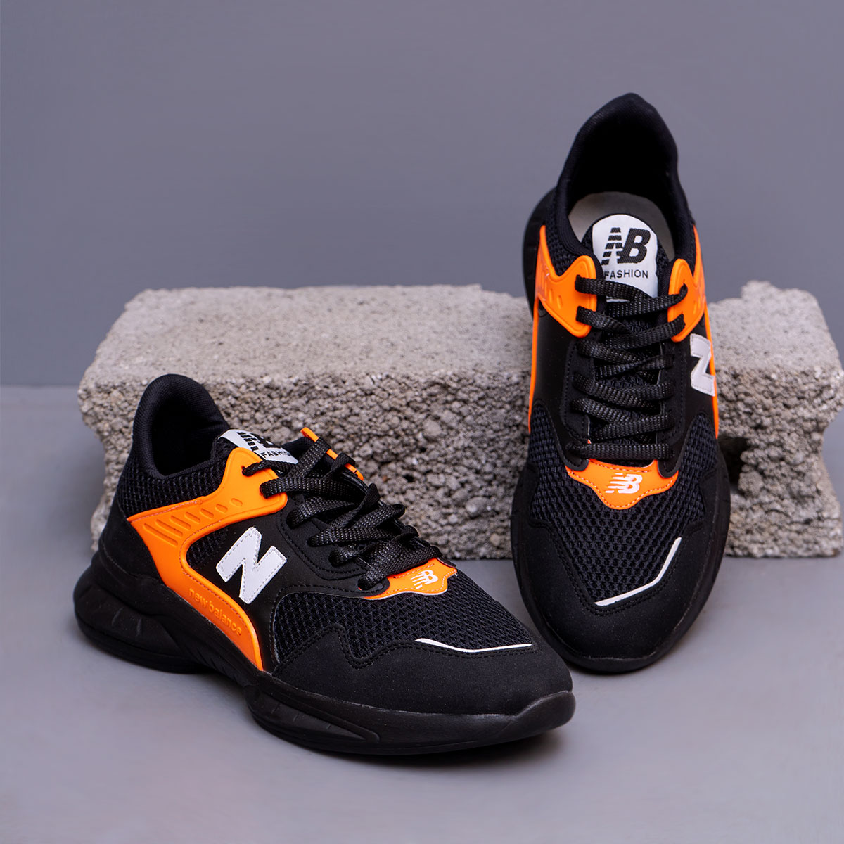 کفش ورزشی مردانه مشکی مدل Nadin