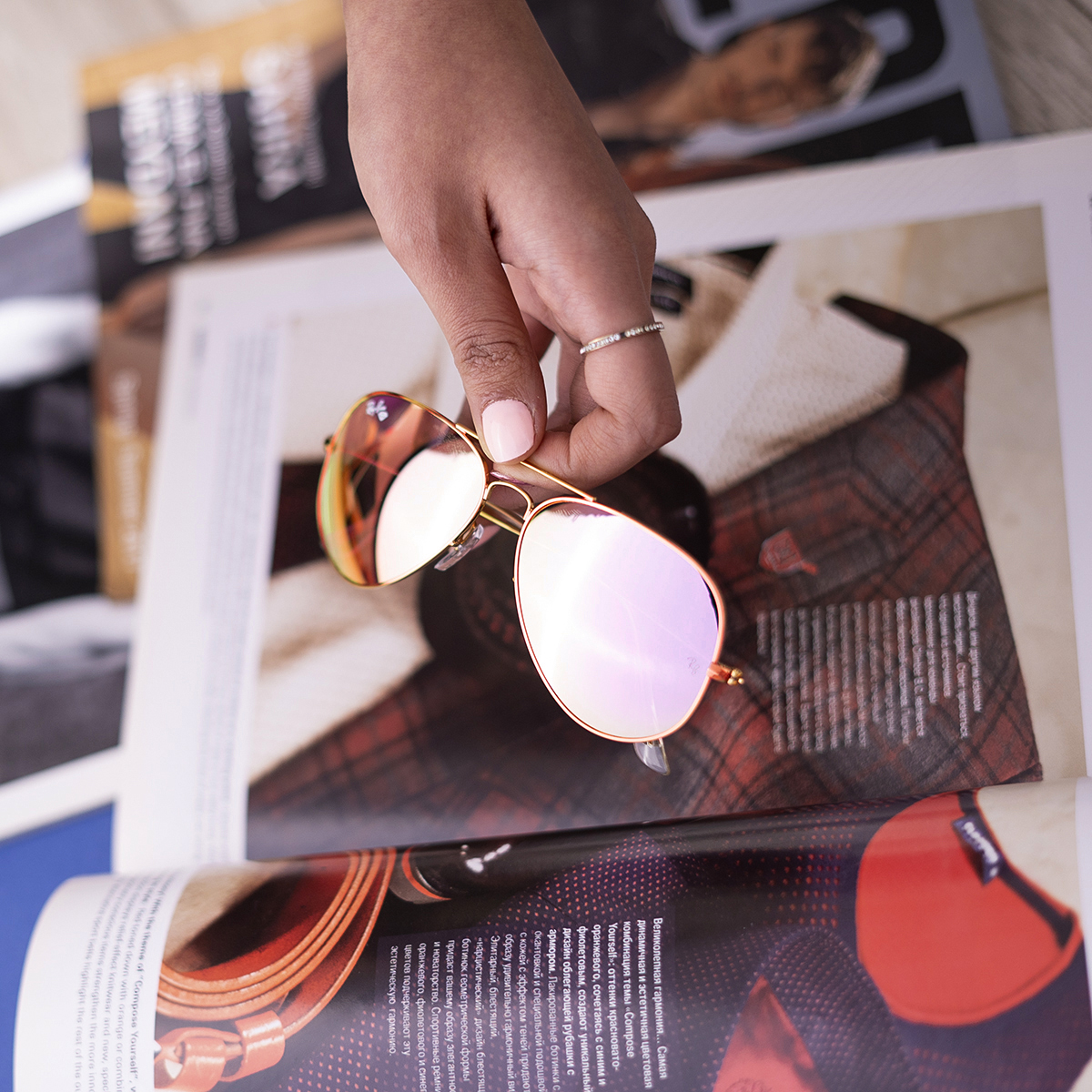 عينك افتابي REYBAN مدل G15