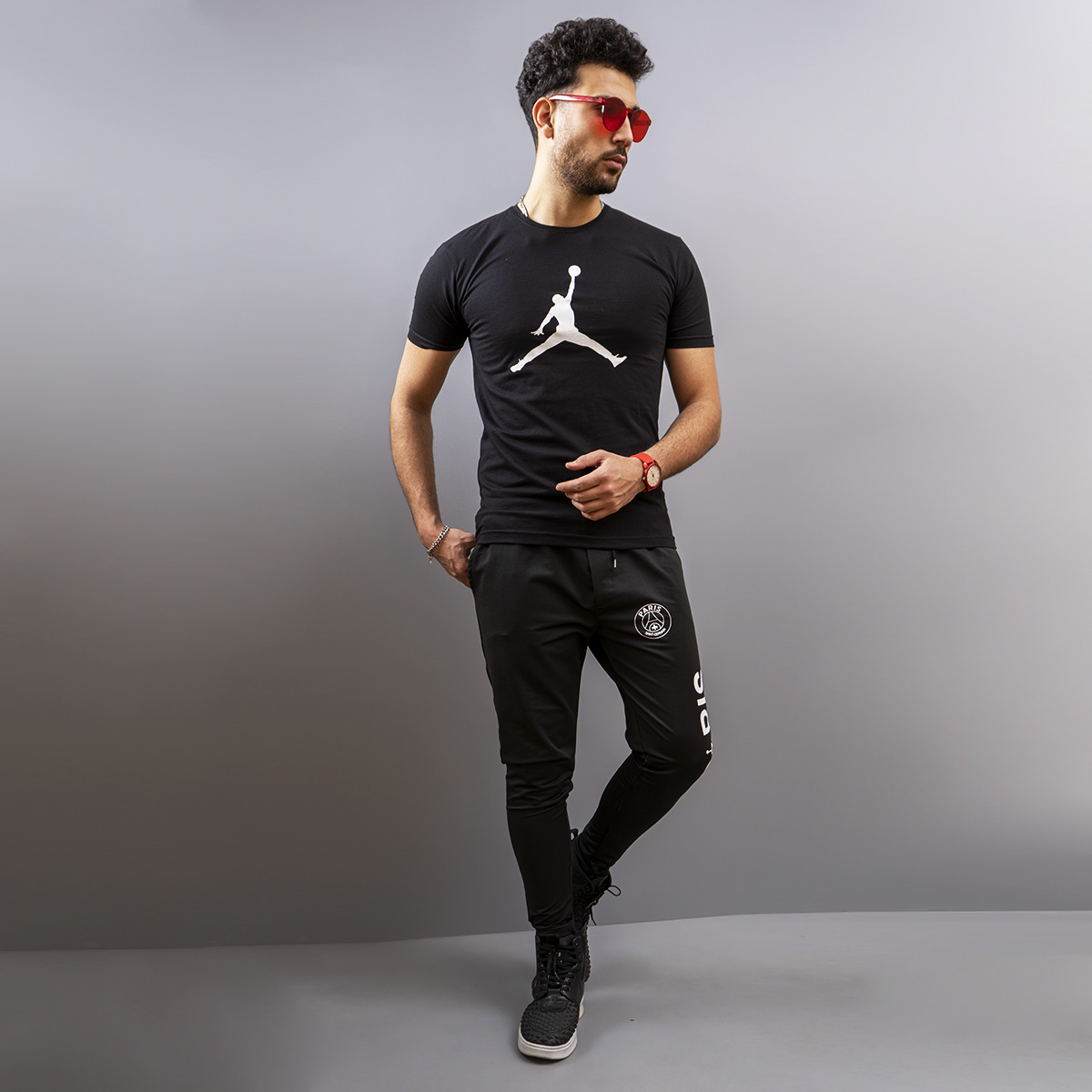 ست تیشرت شلوار جردن مردانه مدل Arpit