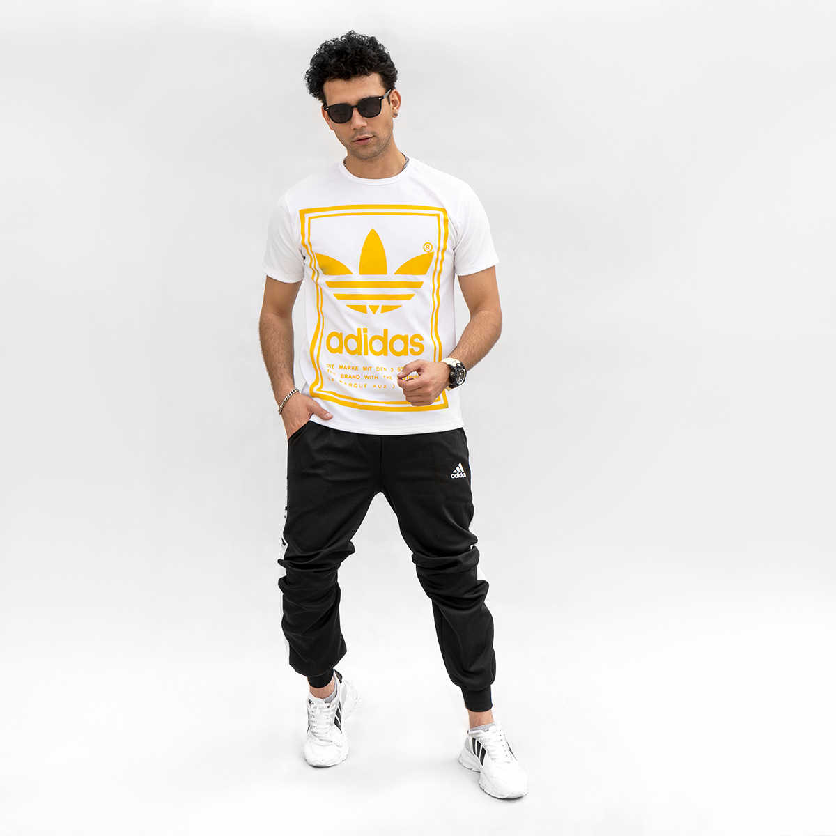 ست تیشرت شلوار adidas مردانه مدل Reder