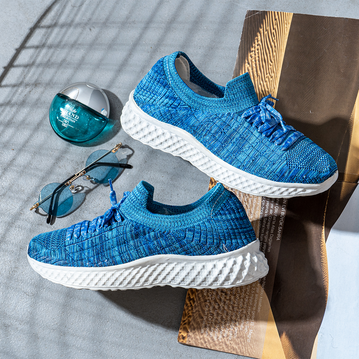 کفش ورزشی زنانه آبی مدل Bela