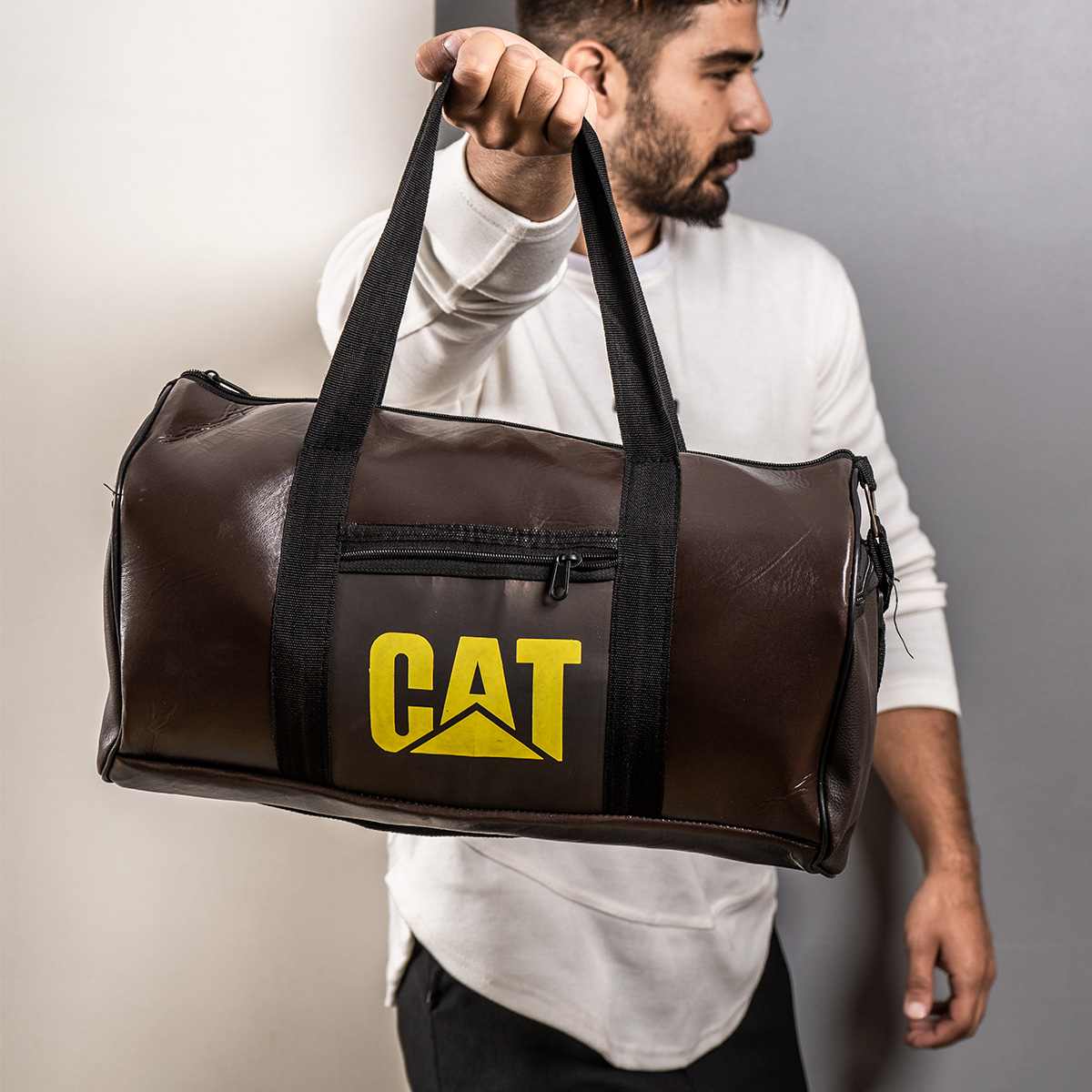 ساک CAT قهوه ای مدل Pilar