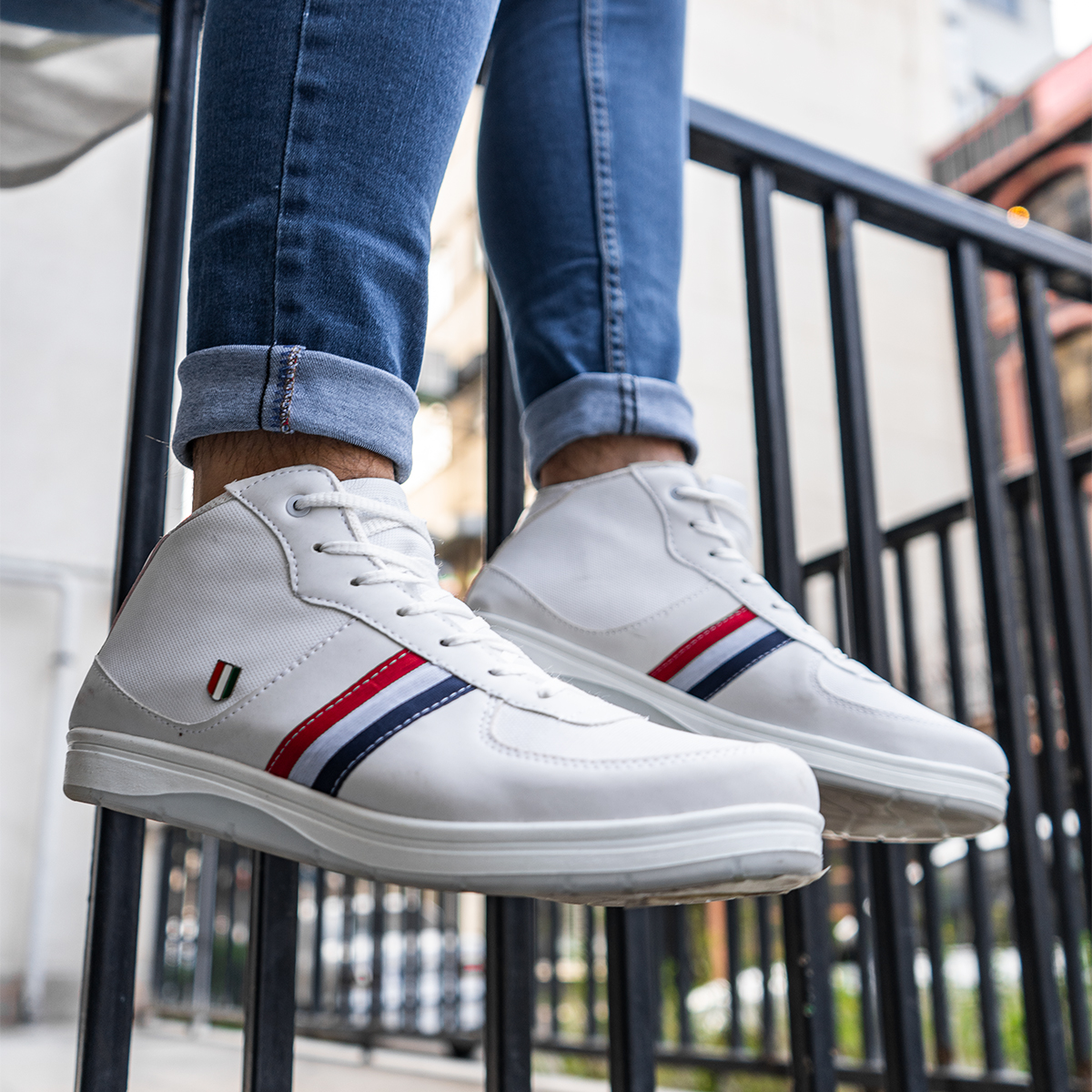 کفش ساقدار مردانه TOMMY سفید