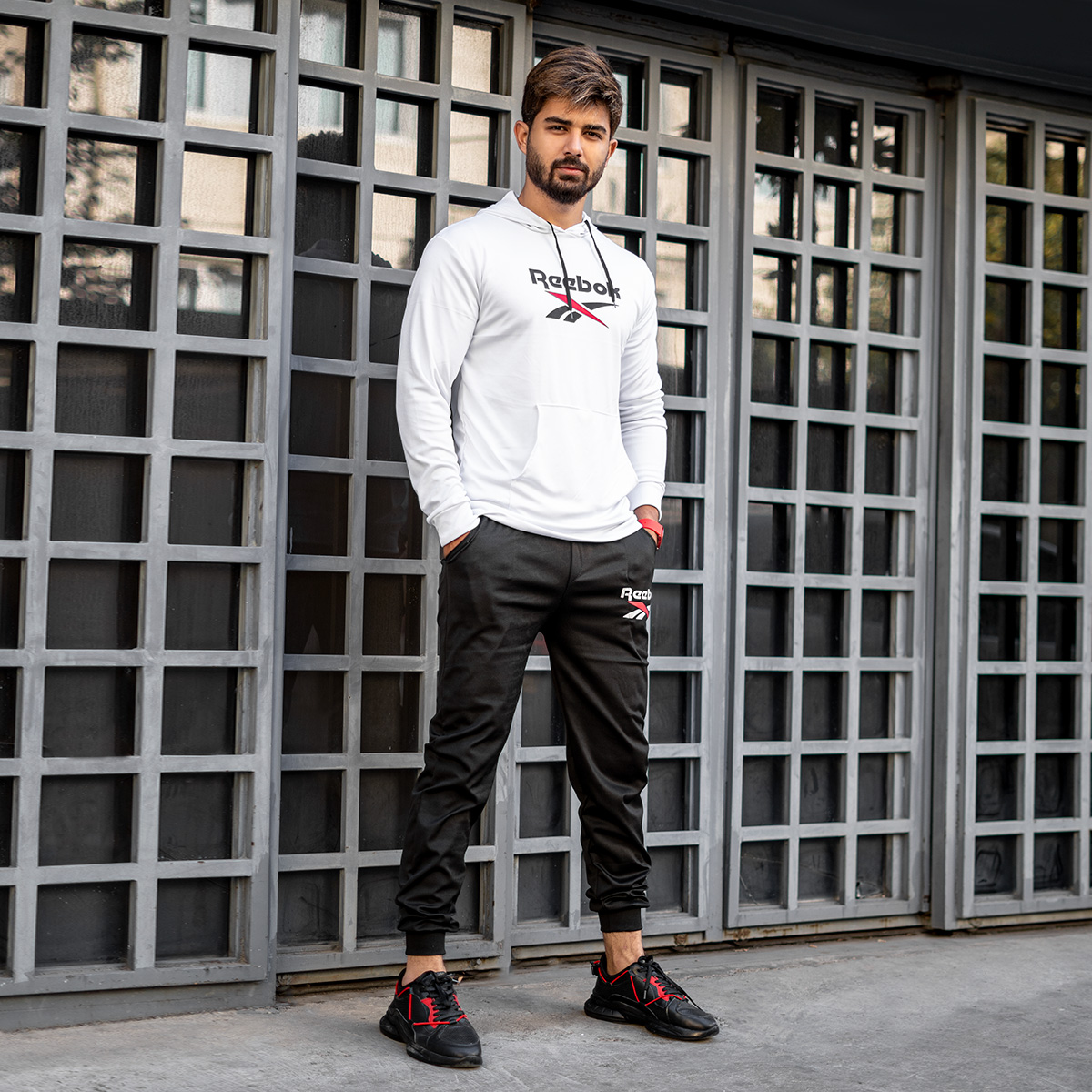 ست هودی شلوار Reebok مردانه مدلAfi