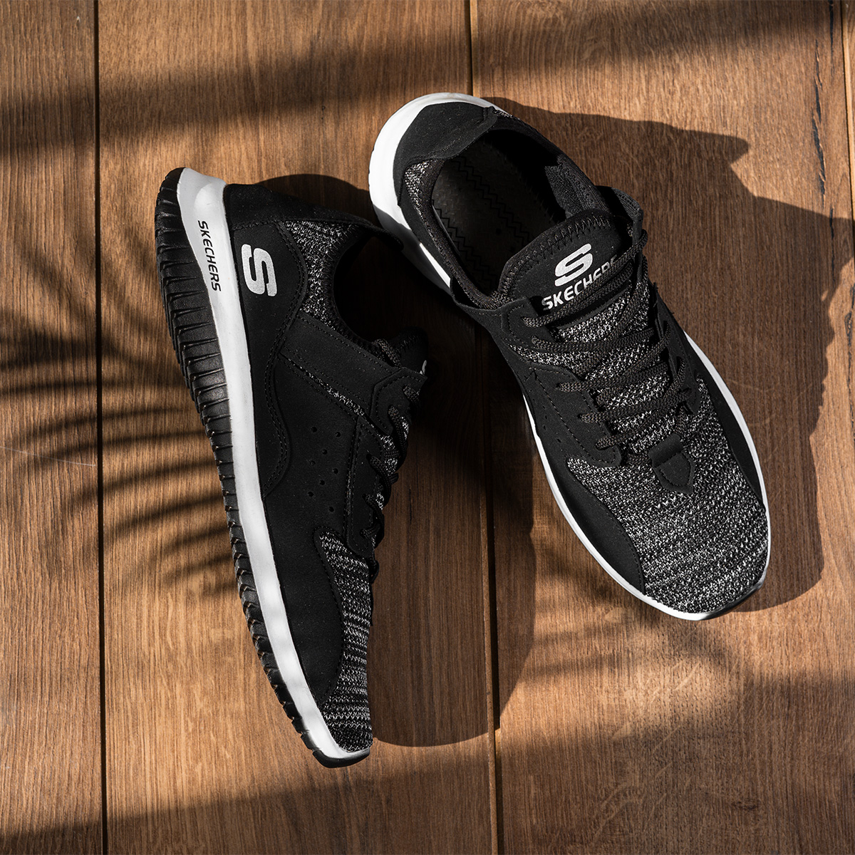 کفش ورزشی اسکچرز مردانه مشکی مدلBokan