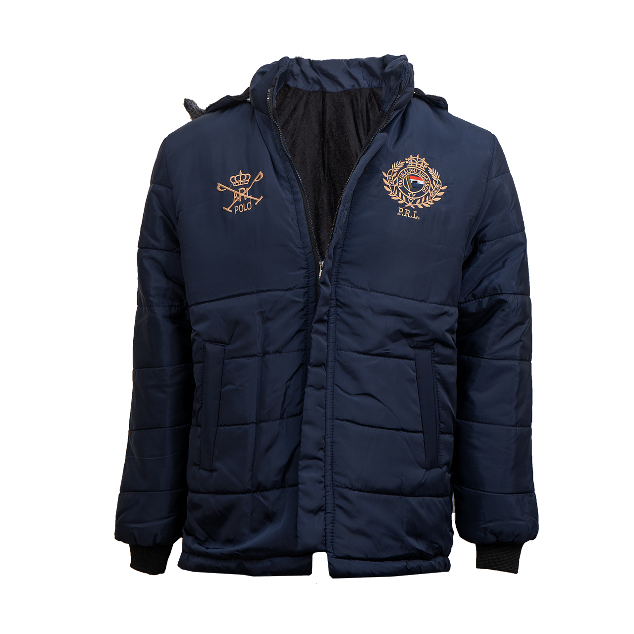 کاپشن مردانه سرمه ای مدل PRL