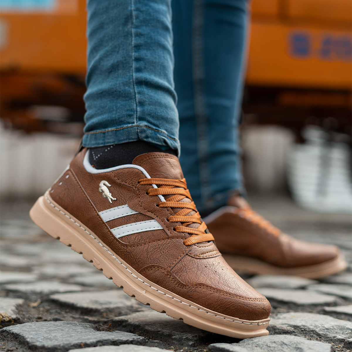 کفش تخت LACOSTE مردانه قهوه ای مدلLifan