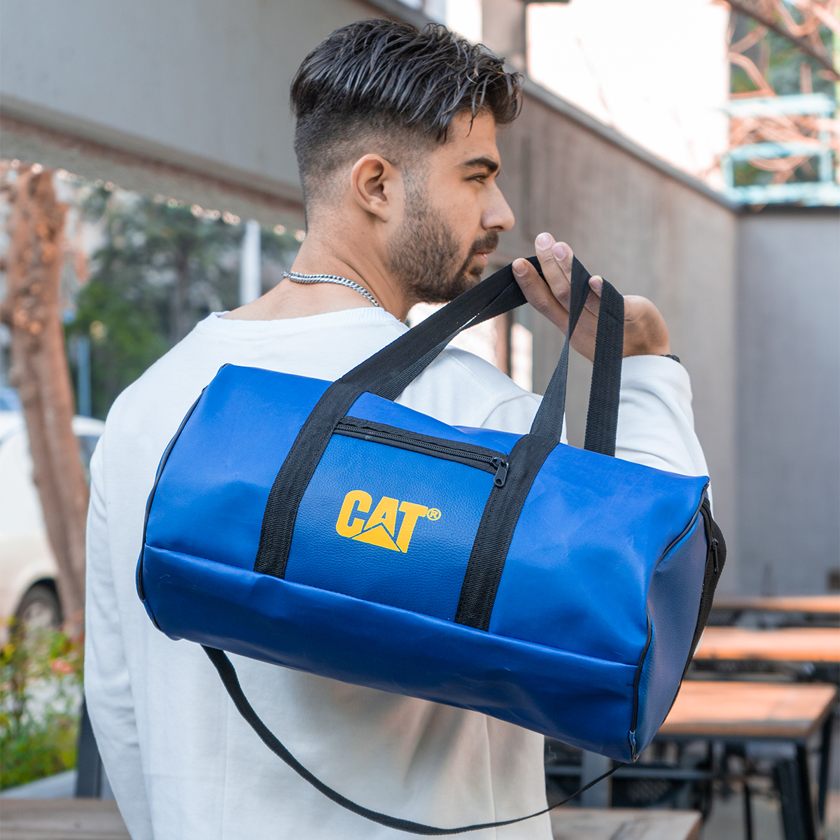 ساک ورزشی Cat آبی مدل Pilar