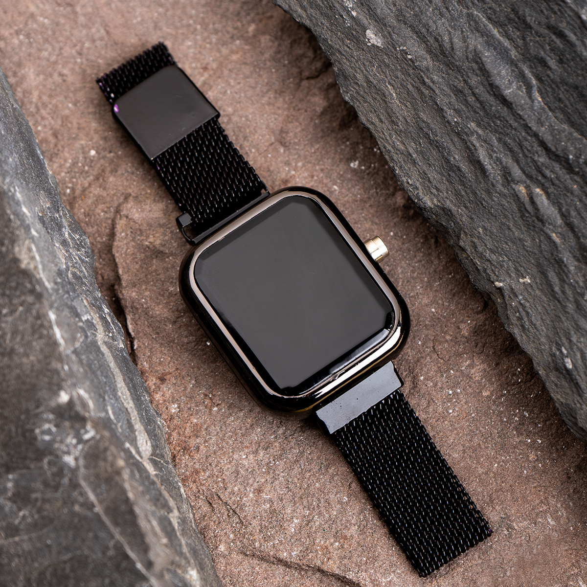 ساعت LED مشکی مدل ZX500