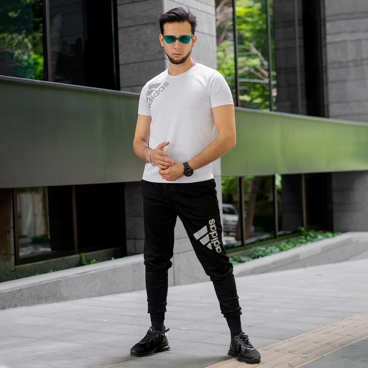 ست تیشرت شلوار آدیداس مردانه مدلw40