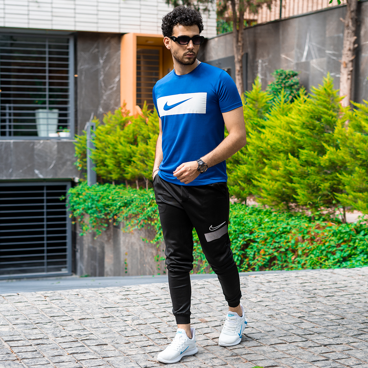 ست تیشرت شلوار نایک مردانه مدل SS