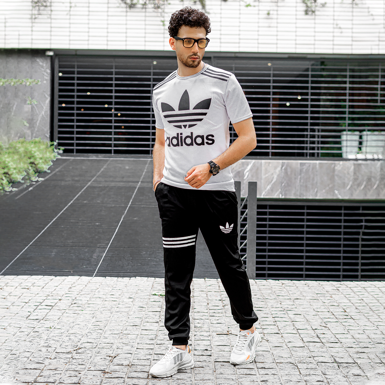 ست تیشرت شلوار Adidas مردانه مدل barman