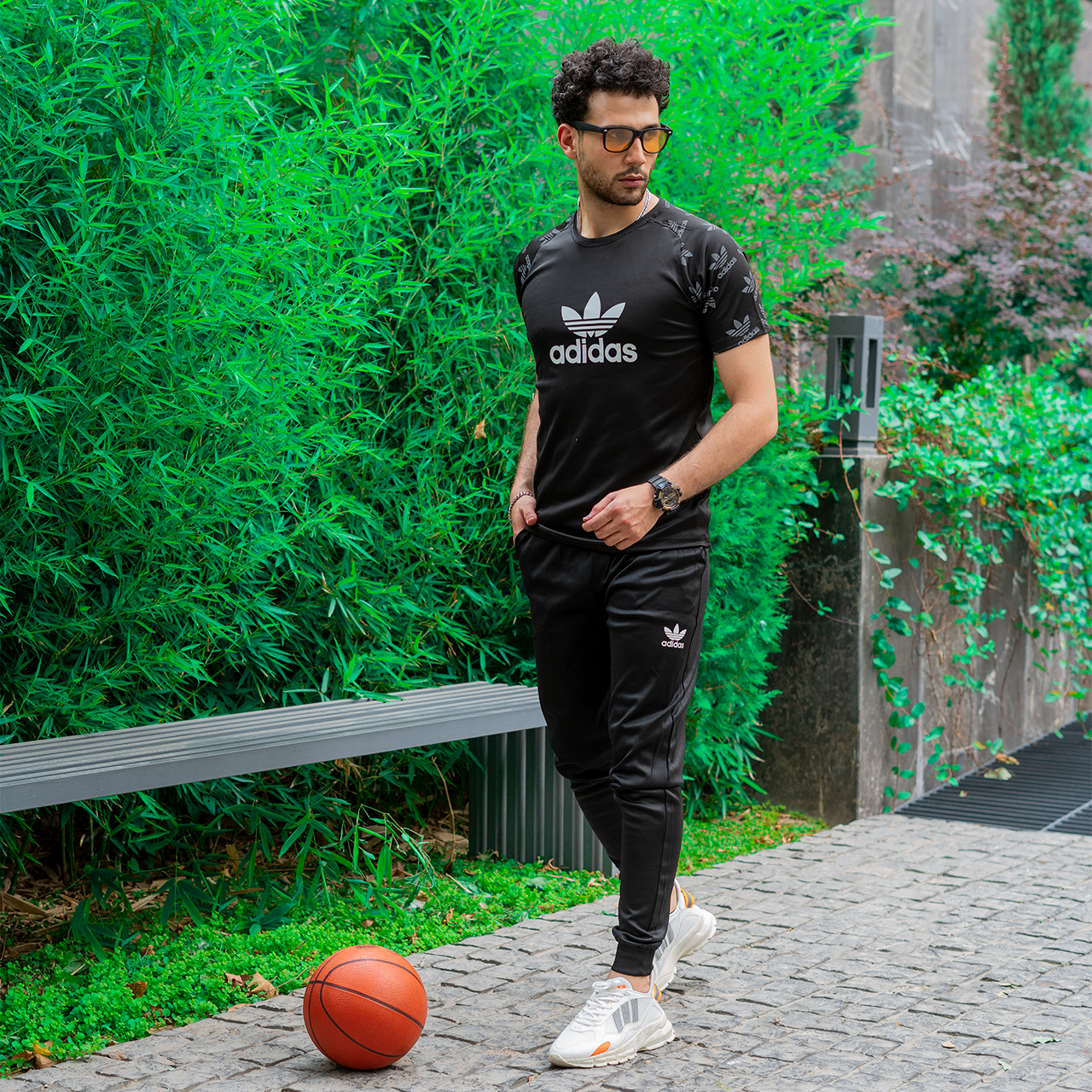 ست تیشرت شلوارآدیداس مردانه مدلQ7