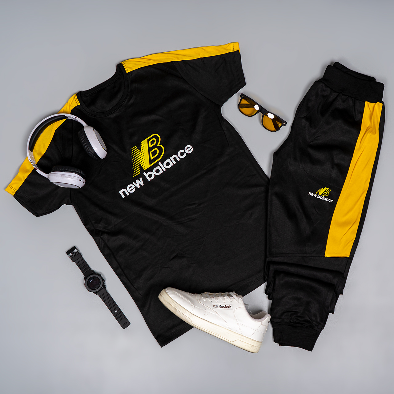 ست تیشرت شلوار New Balance مردانه مدل Riban