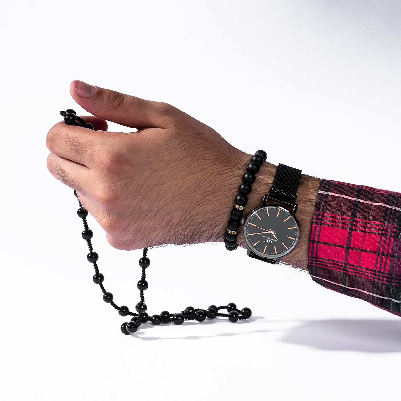 ساعت مچی مردانه مشکی مدل DW11