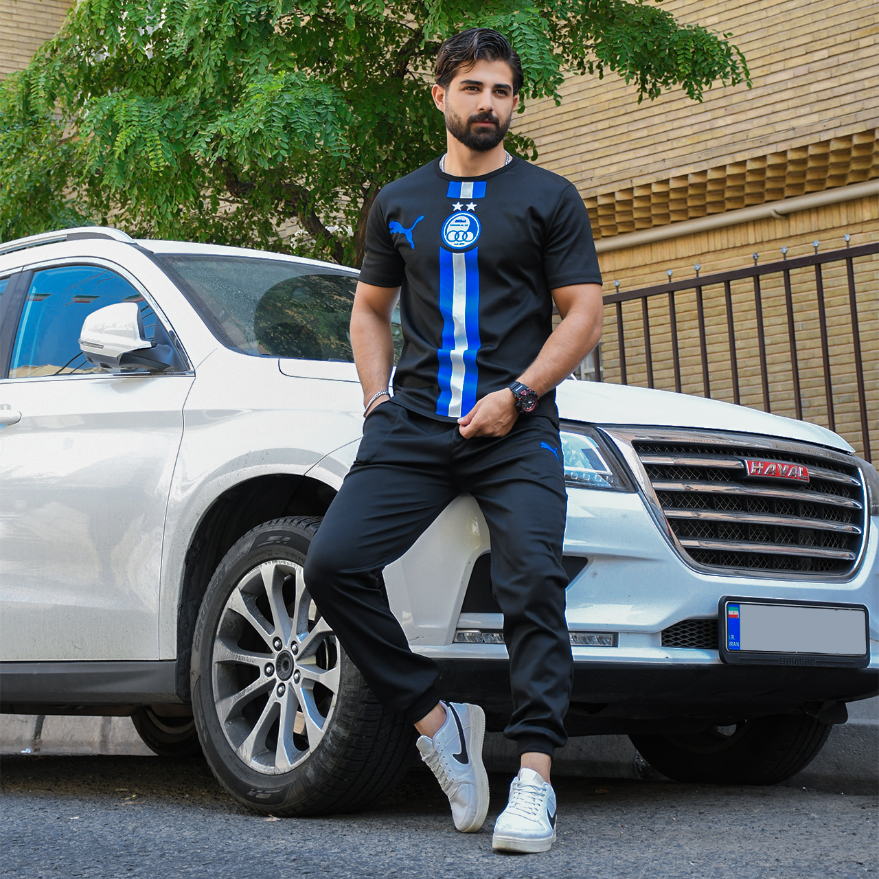 ست تیشرت شلوار استقلال مردانه مدل S77