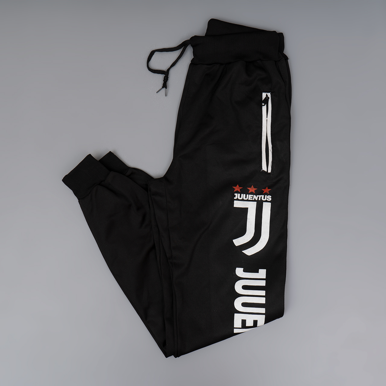 شلوار مشکی یوونتوس مردانه مدل X152