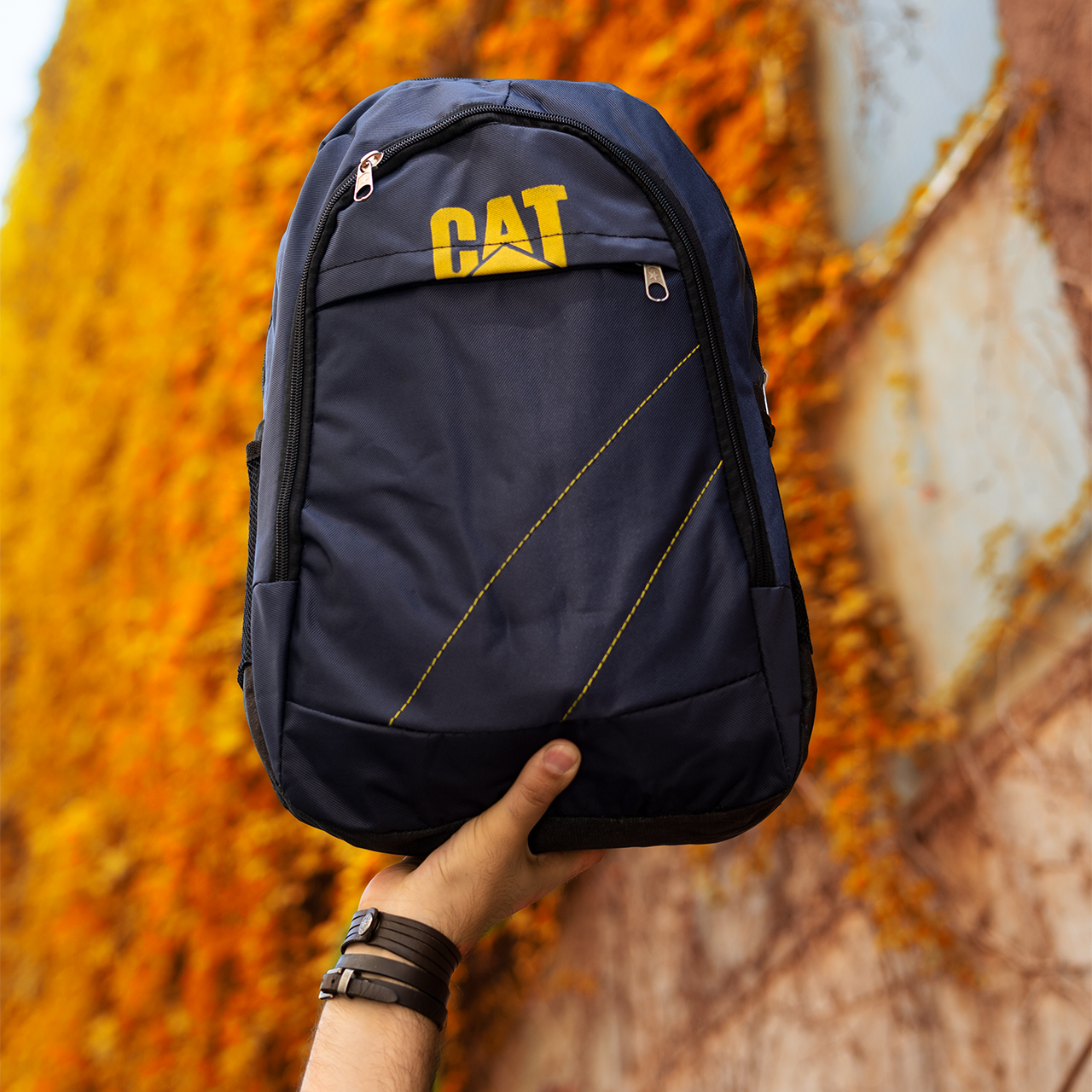 کوله پشتی Cat سرمه ای مدل Barbod