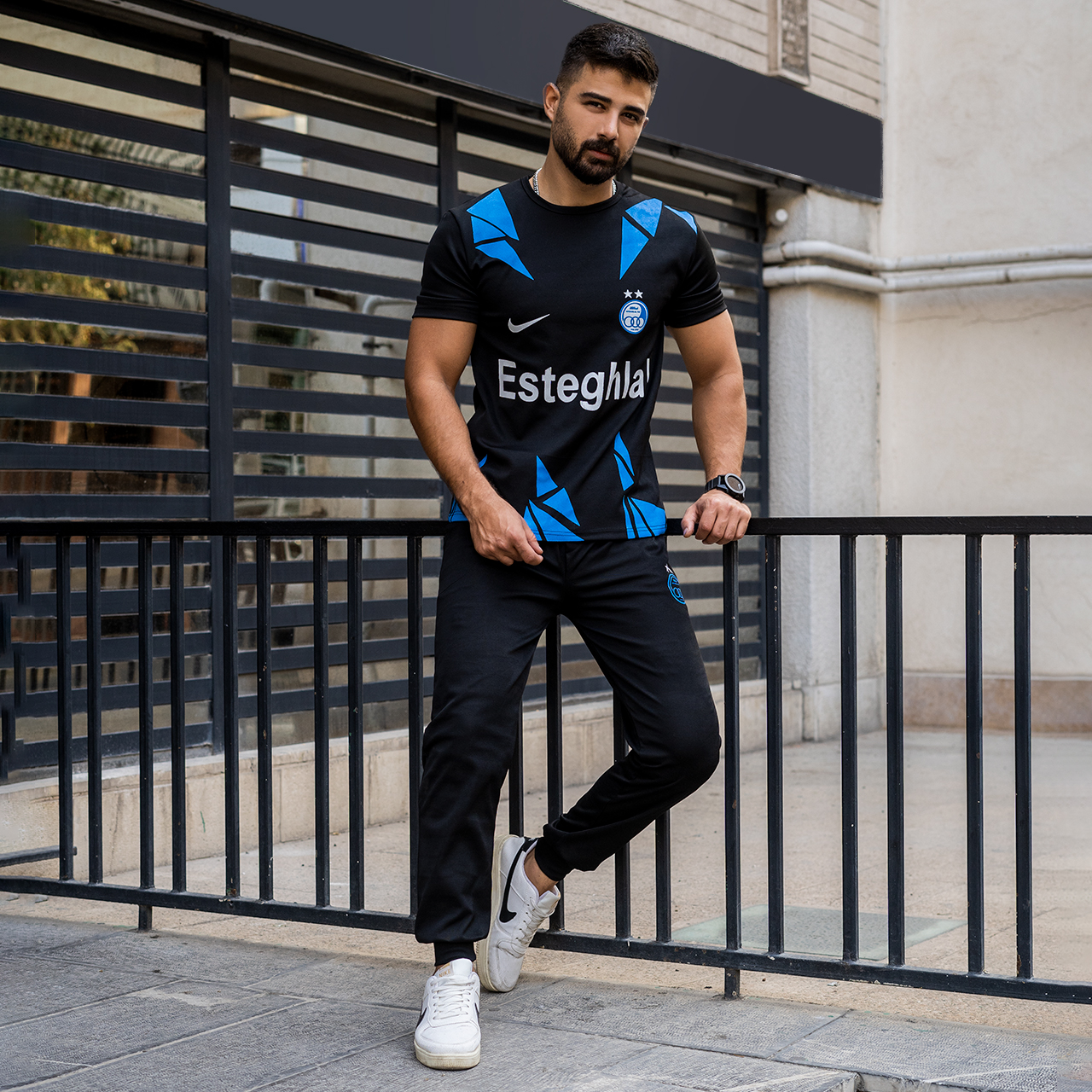 ست تیشرت شلوار استقلال مردانه مدل WS72