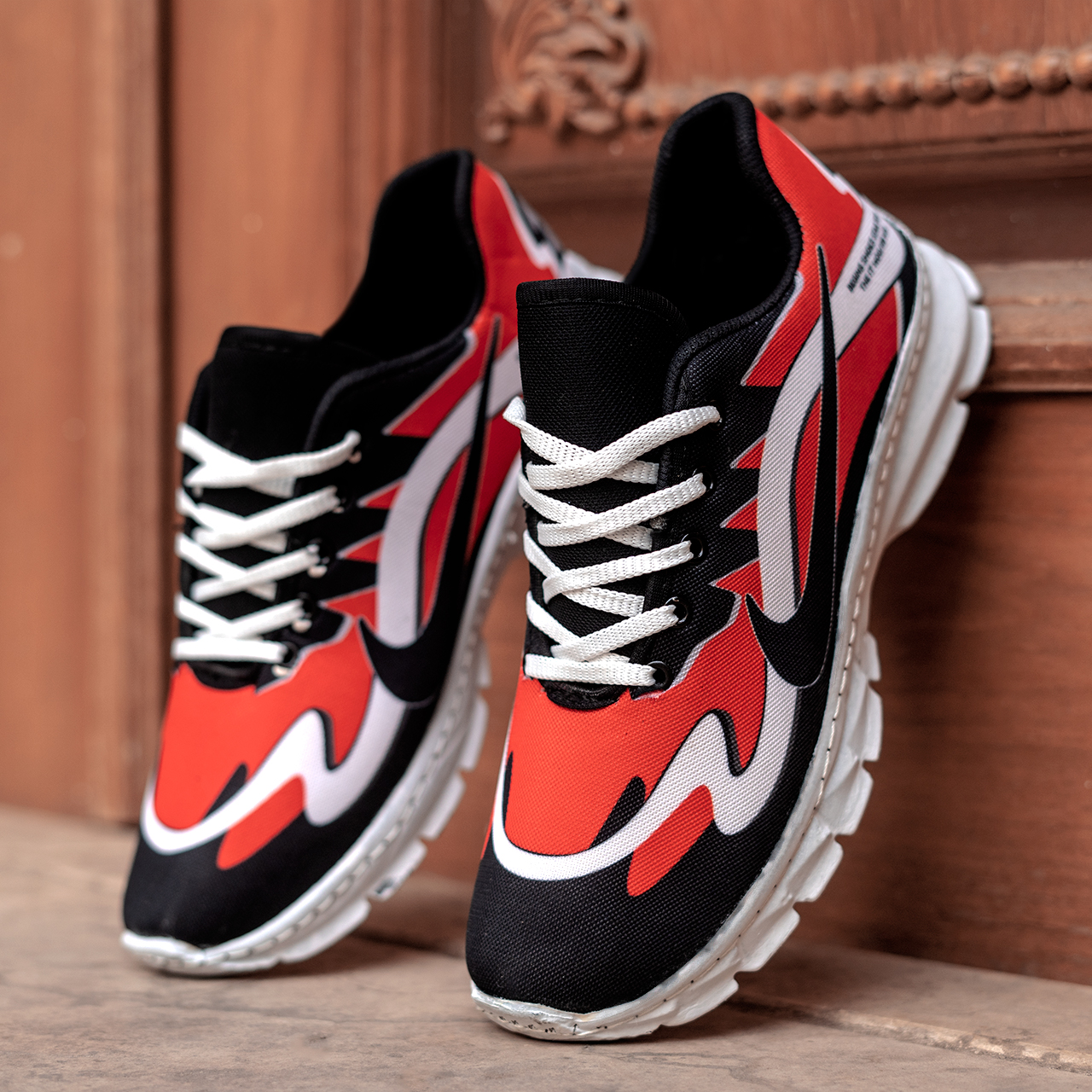 کفش ورزشی(T) نایک مشکی قرمز مردانه مدلO61