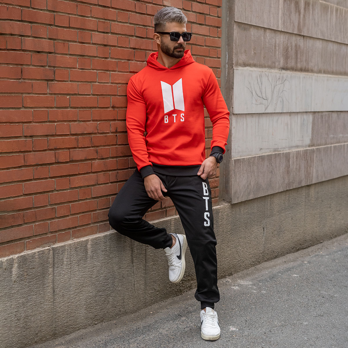 ست هودی شلوار مردانه مدل BTS