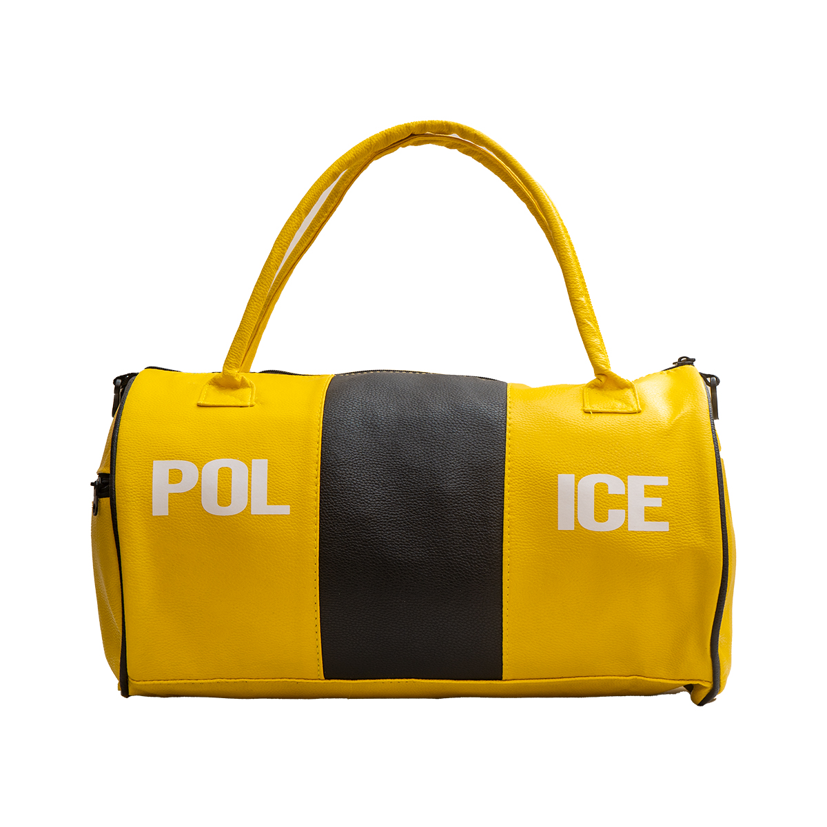 ساک ورزشی زرد مشکی مدل Police