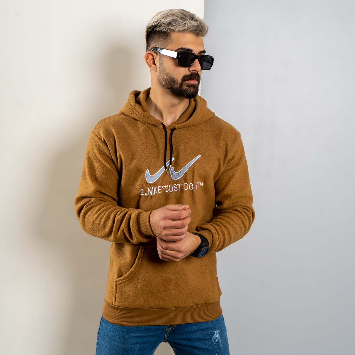 هودی مردانه نسکافه ای 2Nike مدل kavalo