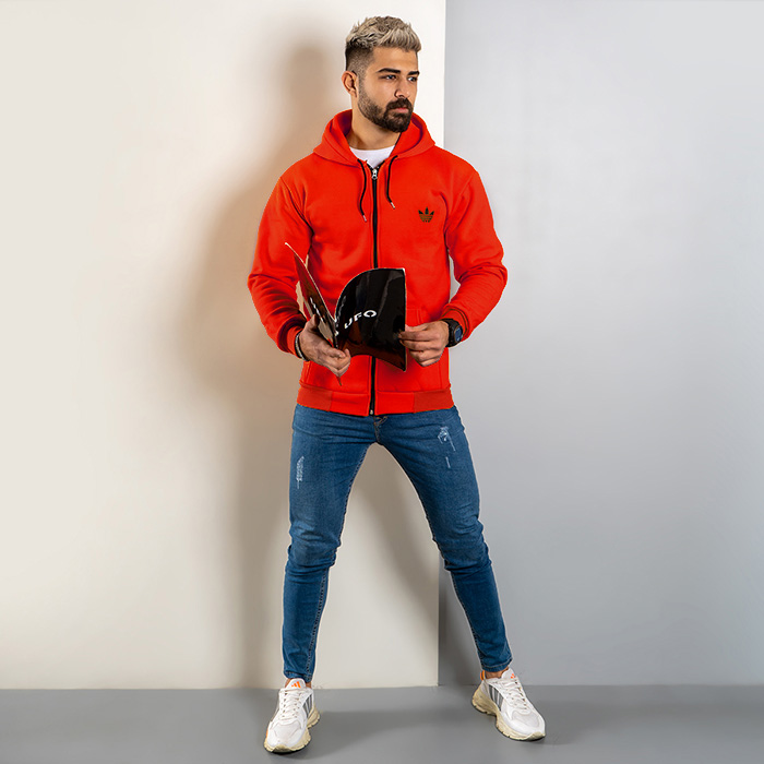 سوییشرت مردانه قرمز مدل Tirdad