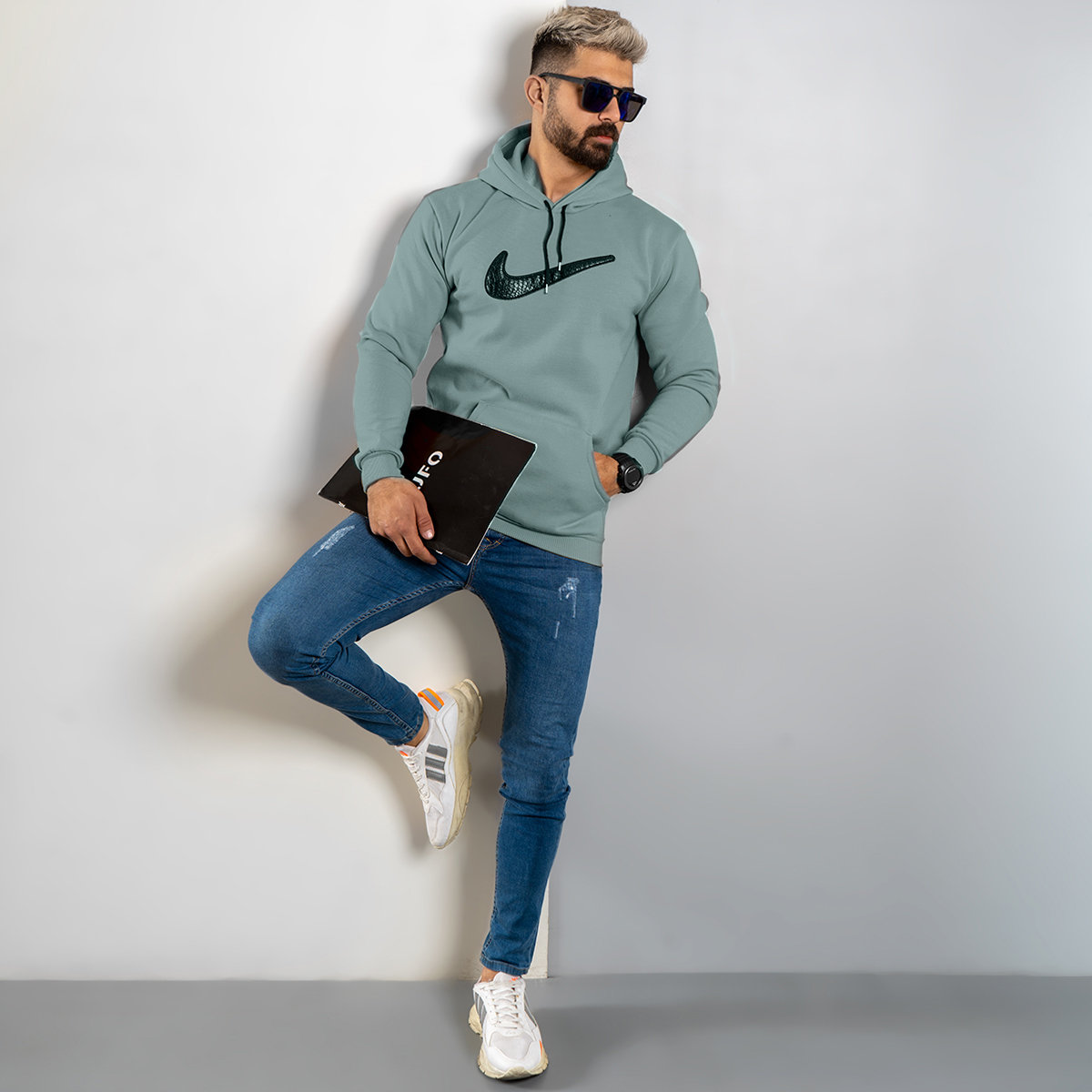 هودی Nike سبز مردانه مدل Raymond