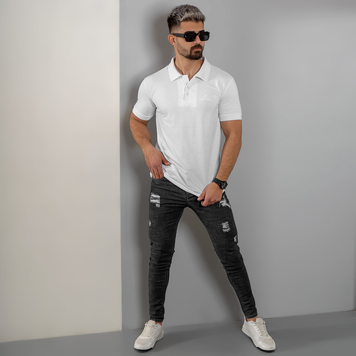 تیشرت مردانه GUCCI سفید مدل WALO