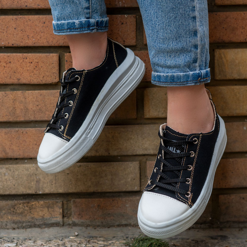 کفش ورزشی مشکی All Star زنانه مدل venus