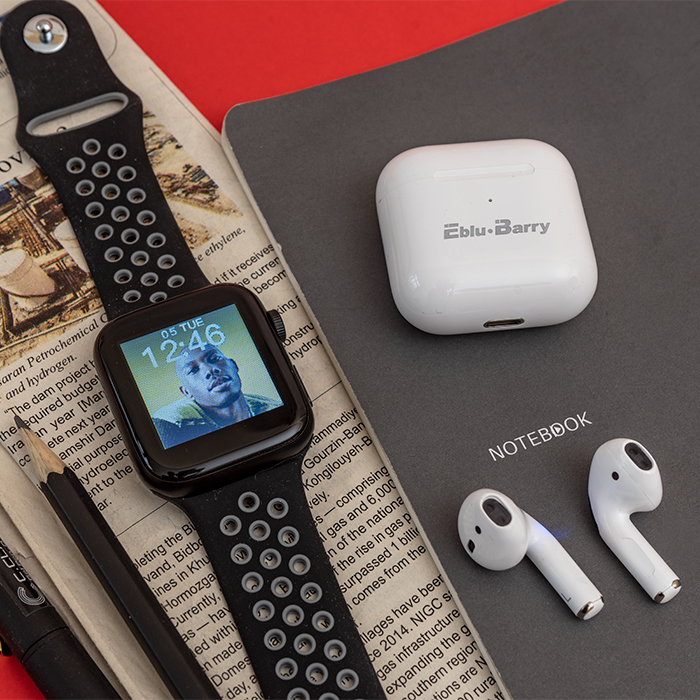 پک ساعت هوشمند و هندزفری مدل W26