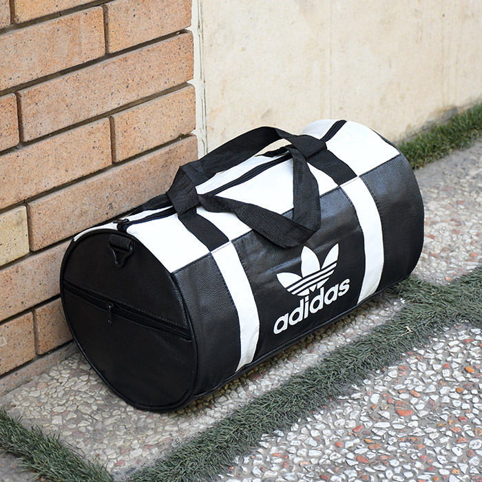 ساک ورزشی آدیداس مشکی سفید مدل Soren