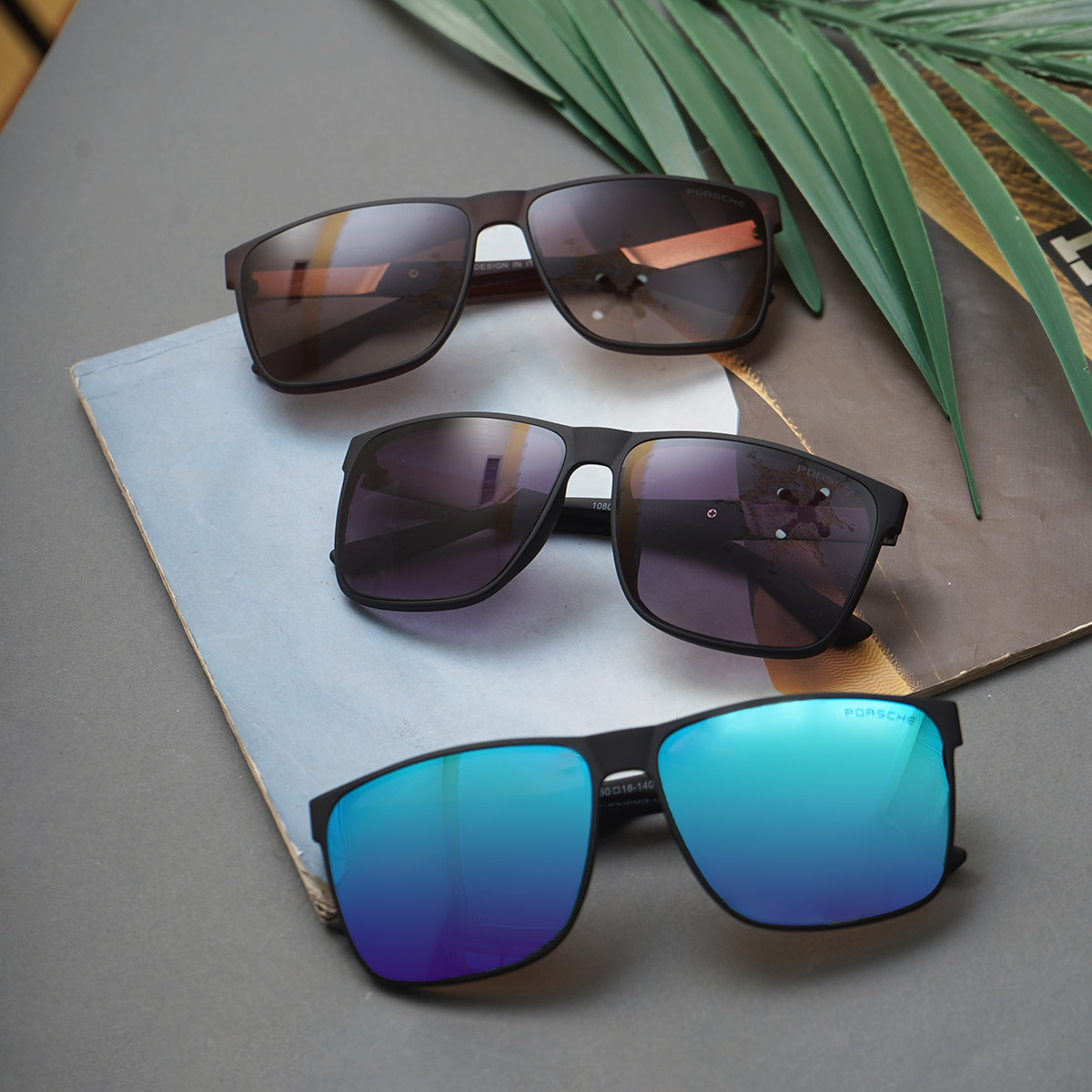 عینک مشکی مردانه مدل Porsche