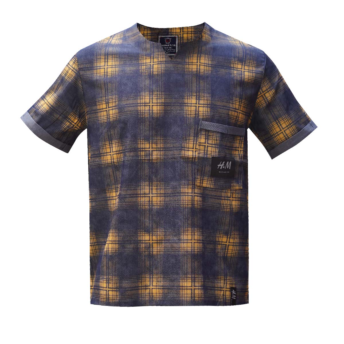 تیشرت مردانه زرد مدل Artian