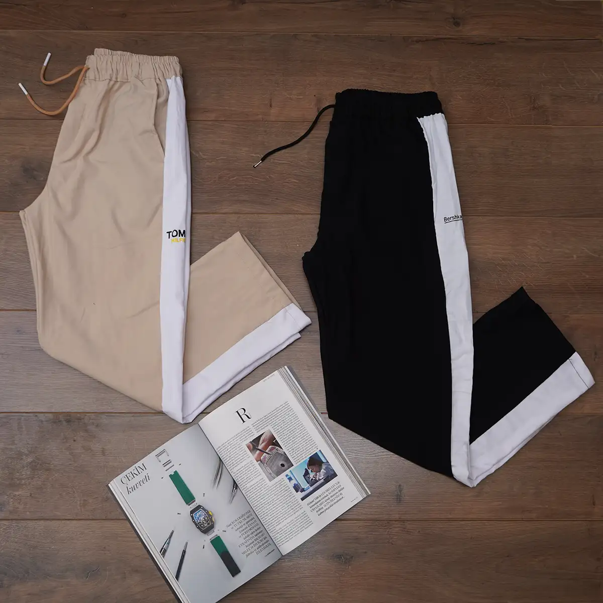 شلوار مردانه مشکی مدل Farin