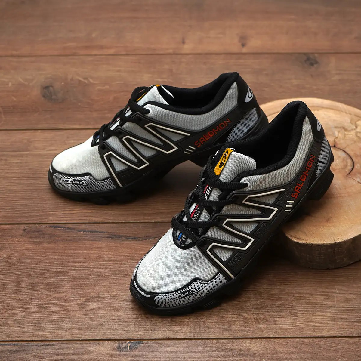 کفش مردانه مشکی طوسی مدل Crass