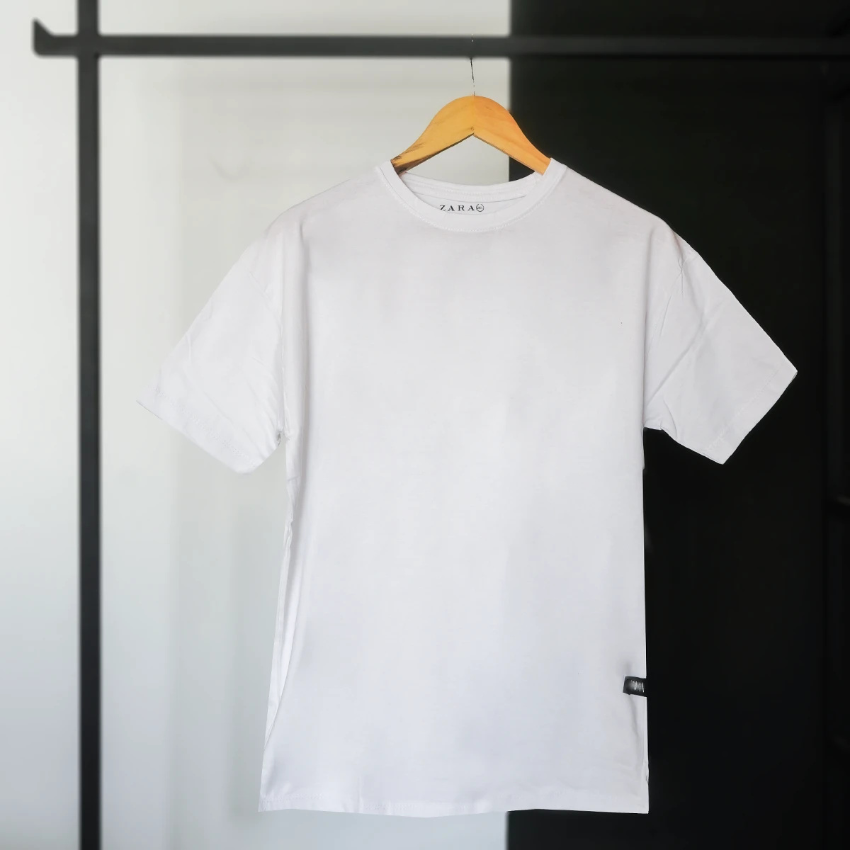 تیشرت ساده سفید مردانه مدل Vala