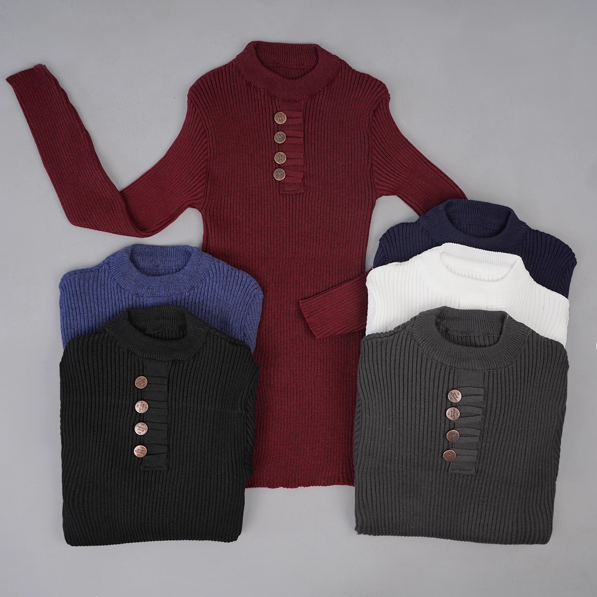 بافت مردانه مشکی مدل دکمه ای