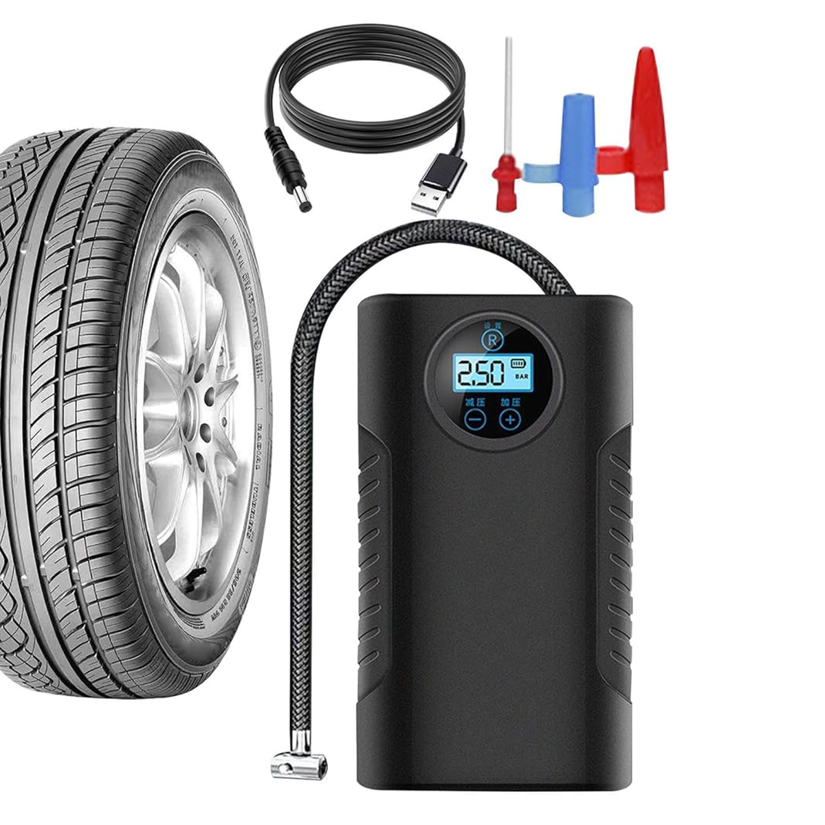 پمپ باد دیجیتال مدل X2