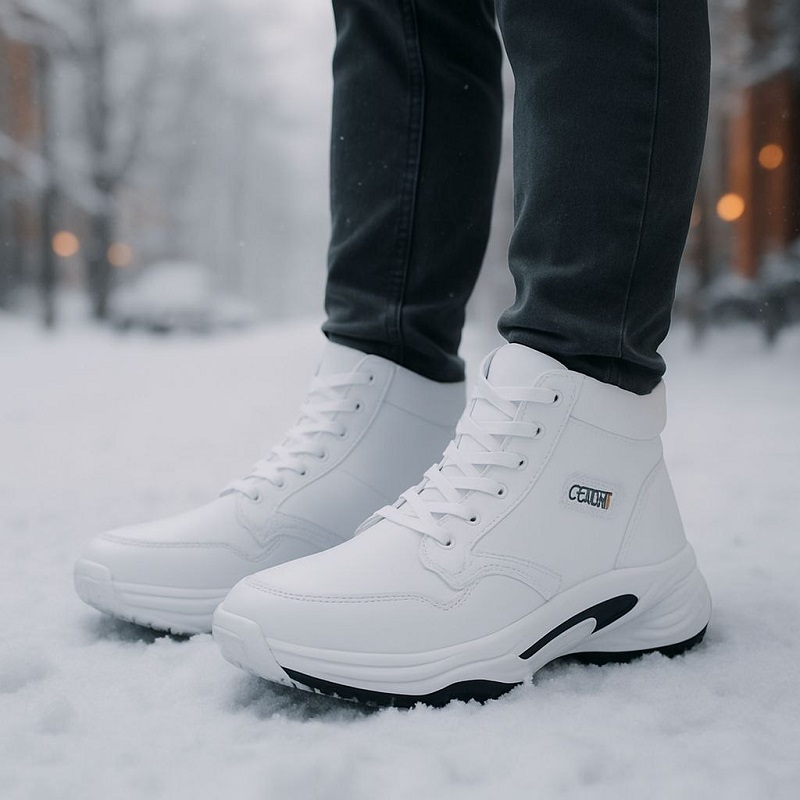 کفش ساقدار مردانه EMTO-سفید