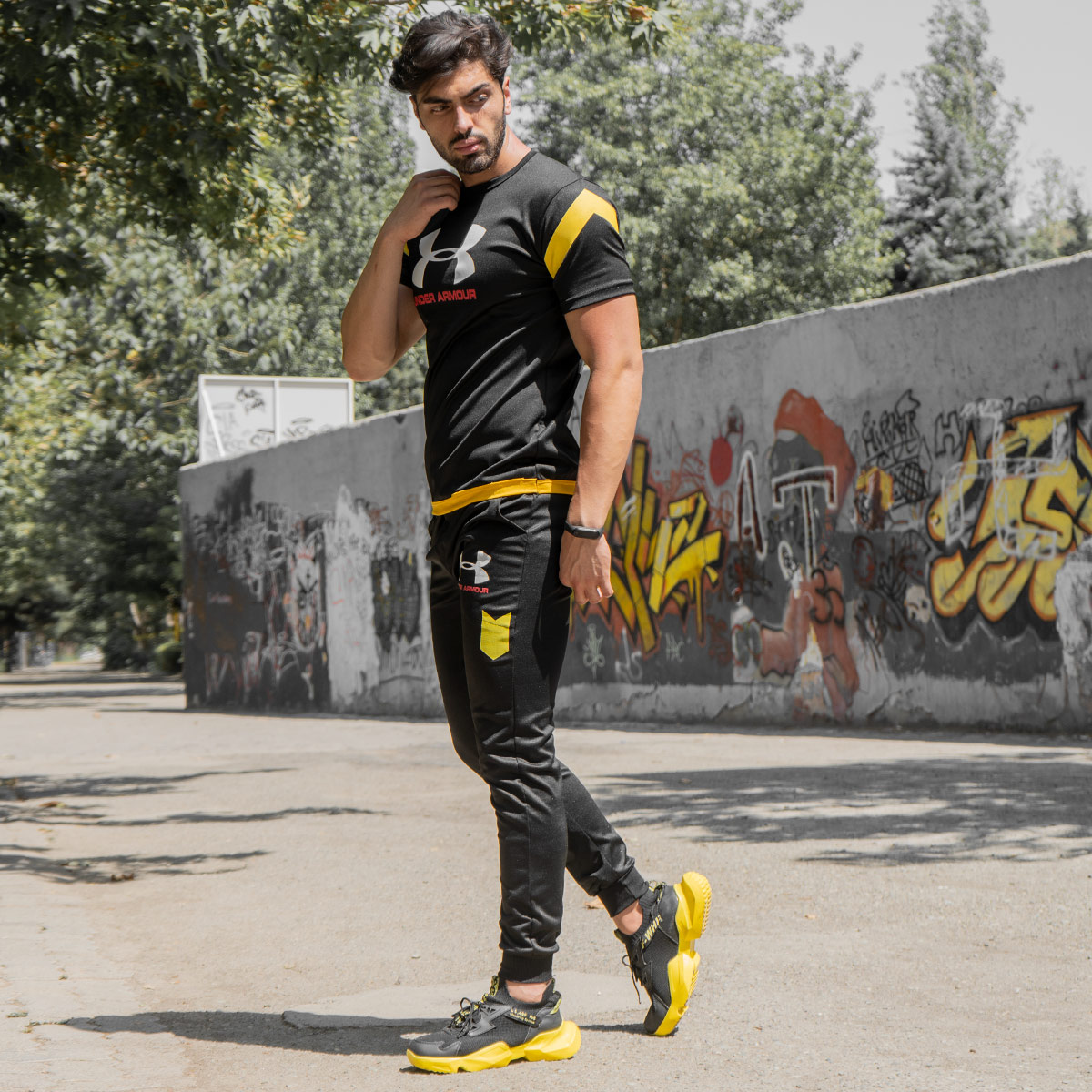 ست تیشرت شلوار Under Armour مردانه مدل Kamran
