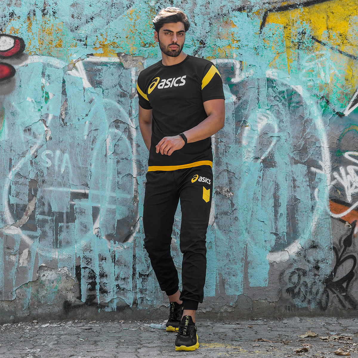 ست تیشرت شلوار Asics مردانه مدلFarbod